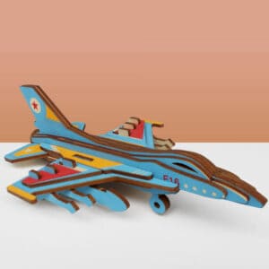 פאזל עץ תלת ממד מטוס קרב F16