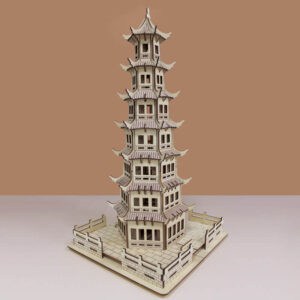 פאזל עץ תלת ממד מגדל סיני