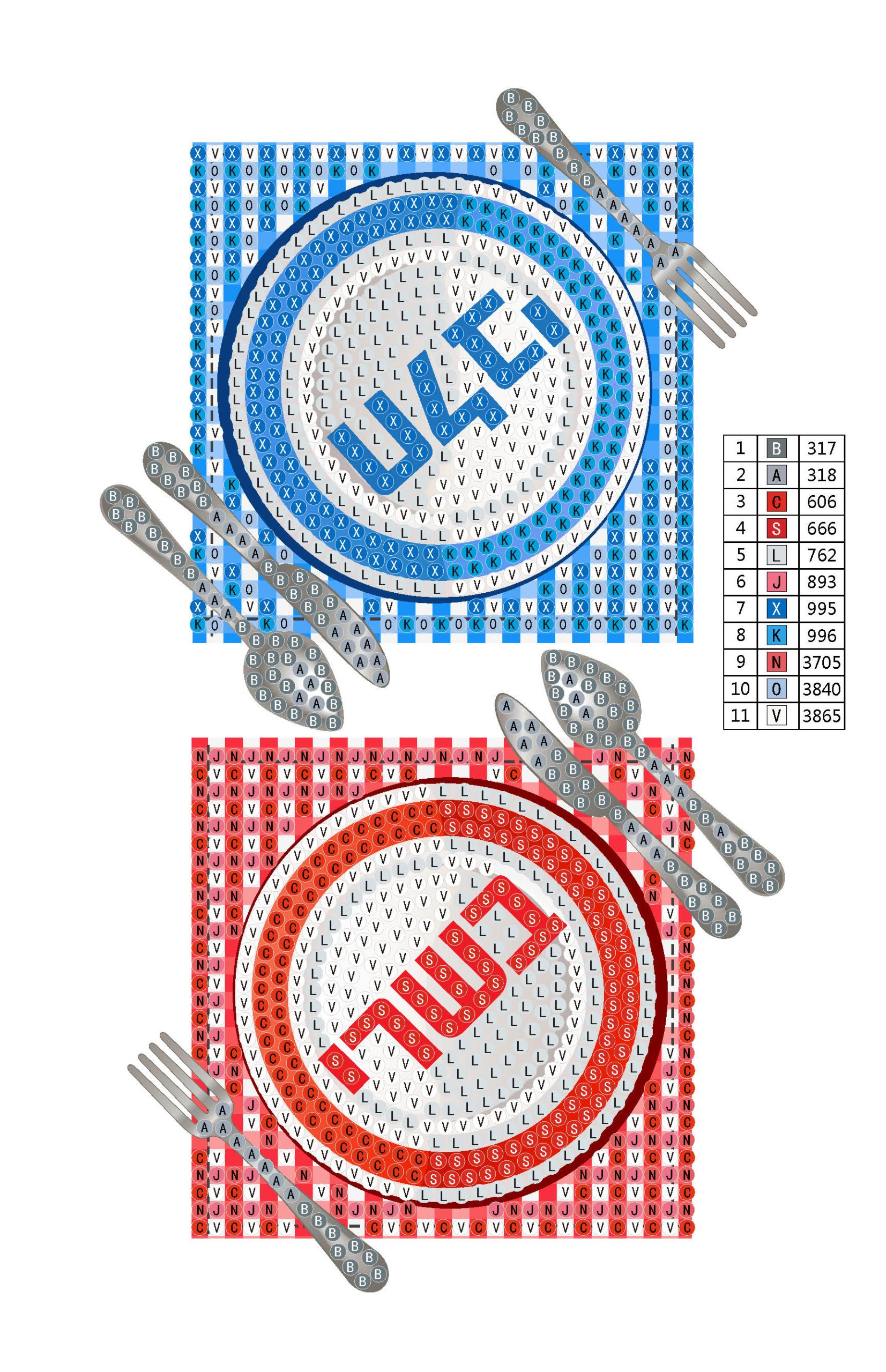 מדבקות יהלומים בשרי חלבי