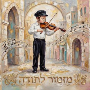 צביעה לפי מספר - ניגון מזמור לתודה